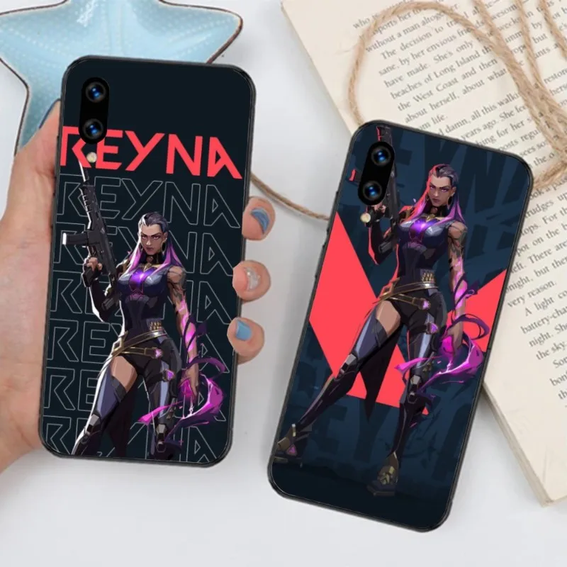 Valorant Reyna игровой чехол для телефона Huawei Mate 40 30 20 10 Pro Lite Nova 9 8 5T Y7p Y7 черный мягкий чехол для телефона Funda