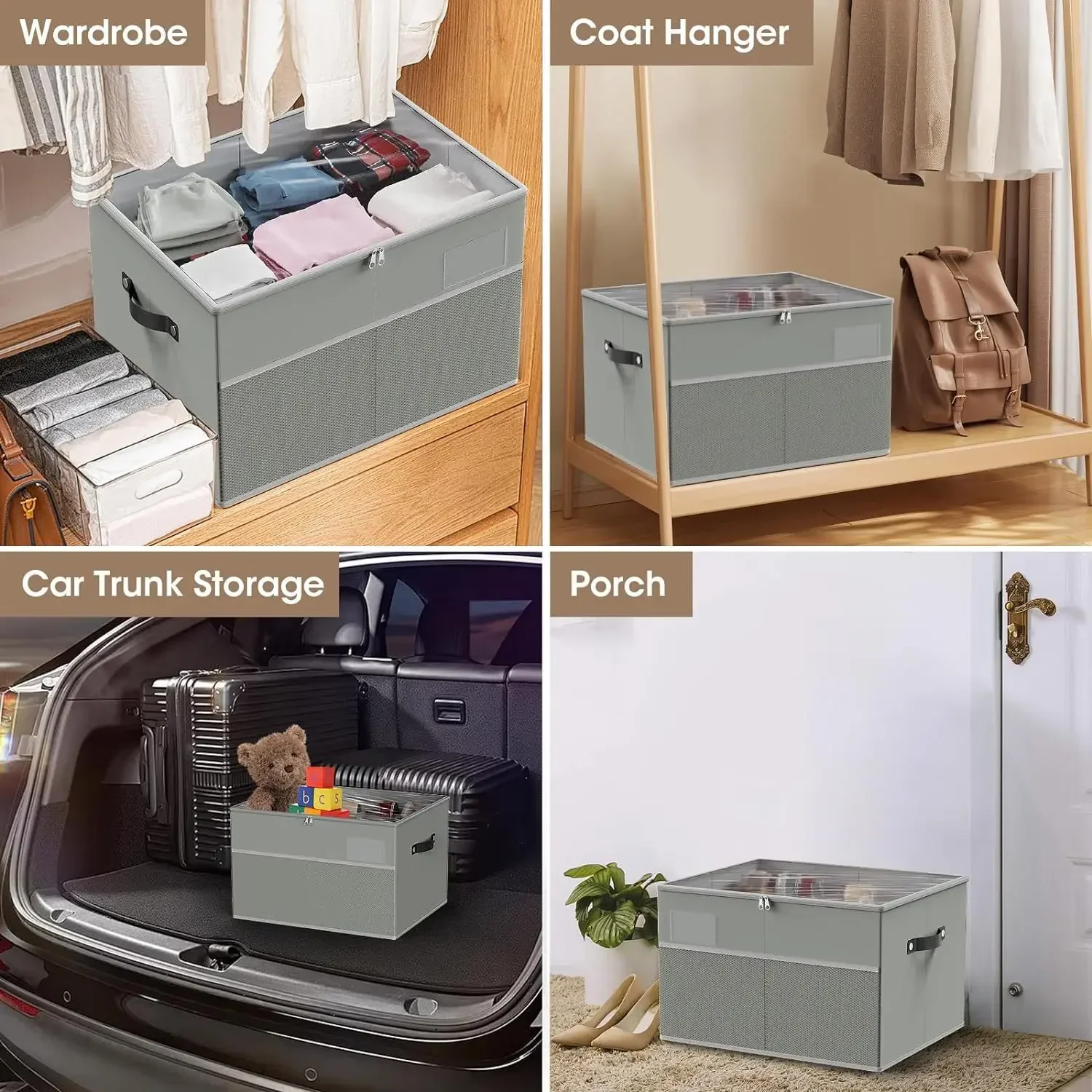 Прозрачная коробка с надписью прозрачная органайзер для сапато выпадом зипер