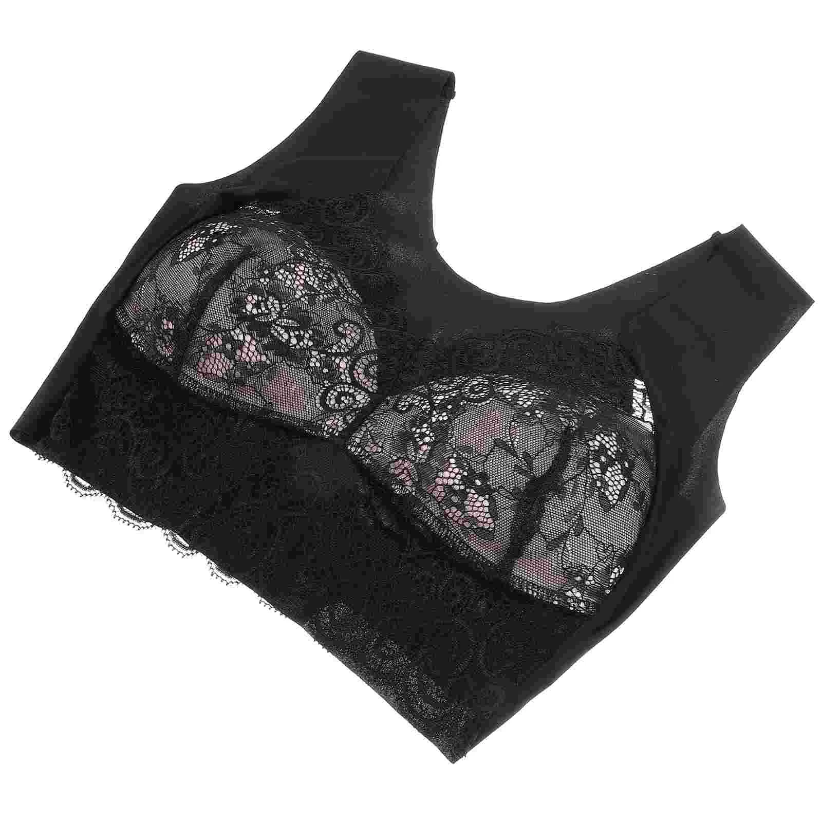 

Женские майки без рукавов, женские нейлоновые бюстгальтеры, кружевное нижнее белье без косточек, женские Пуш-топы