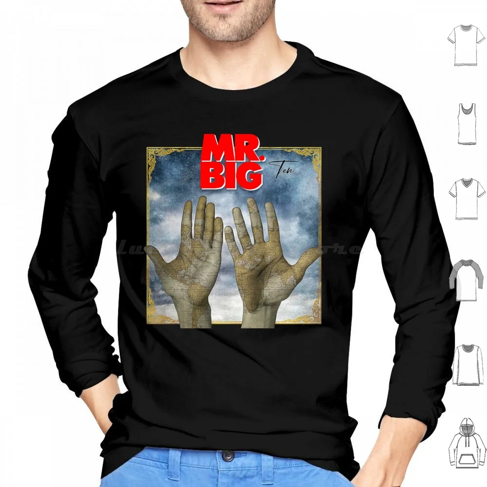Фото Mr. Big New Album Ten Hoodies Long Sleeve Mr Big Mr Big Band New Album Paul Gilbert Eric Billy Sheehan Pat Torpey №1