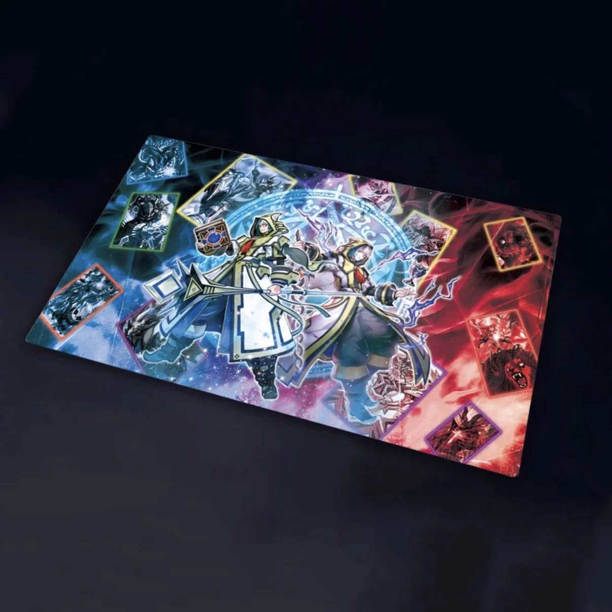 Фото 600x350 мм Yu-Gi-Oh! Игровой коврик Aleister The Invoker Single Duel Disk Flash Craft, 1.5 мм, без швов, резиновый, для настольных и карточных игр №2