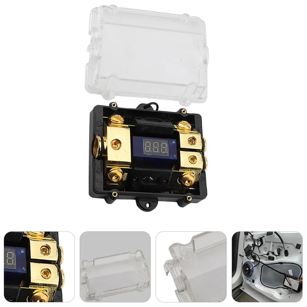 

1pc One In Two Out Practical Car Fuse Base Fuse Storage Box Car Fuse Holder