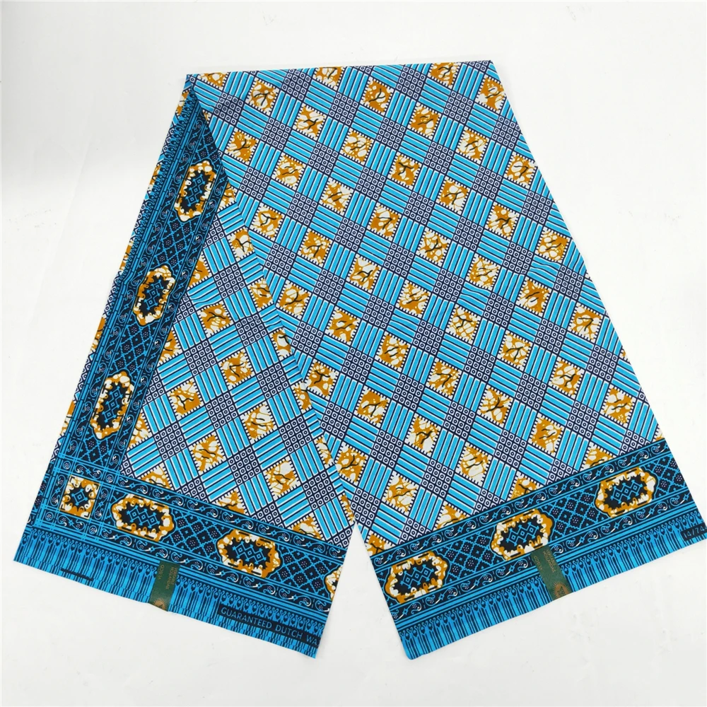 

Veritable Wax African Wax Fabric Cotton Material Nigerian Ankara Block Prints Batik Dutch High Quality Sewing Cloth VL-122