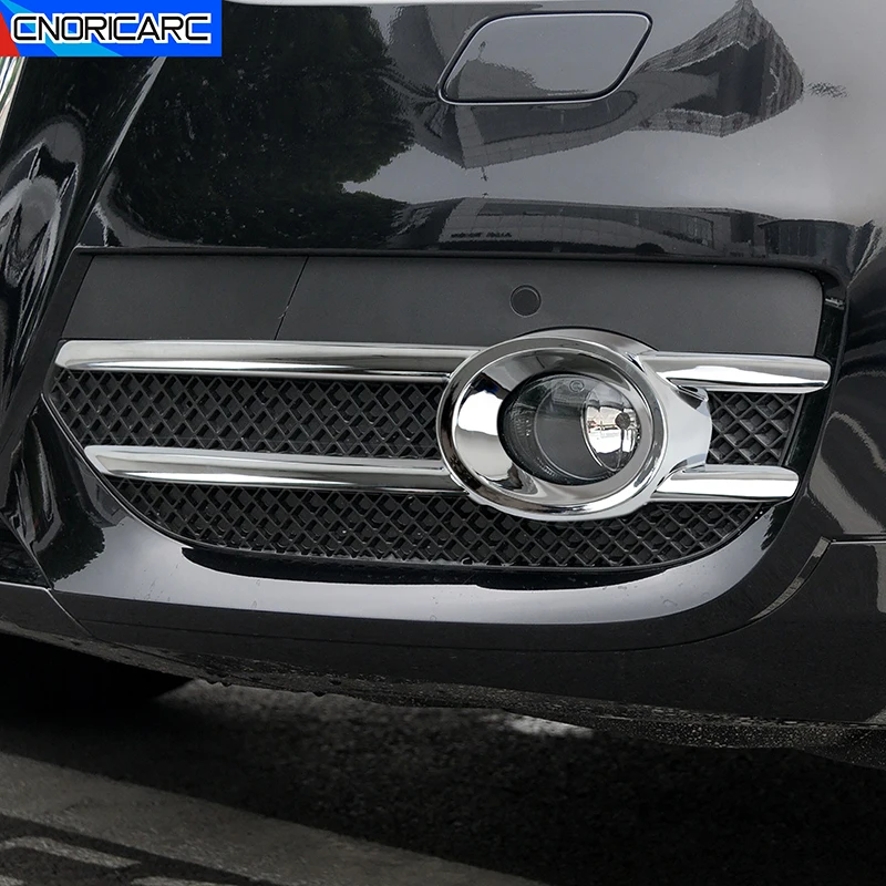 

Car Front Fog Light Lamp Frame Decoration Cover Trim For Audi Q3 2013-2015 Foglight Grille Strips Interior Accessories Stickers