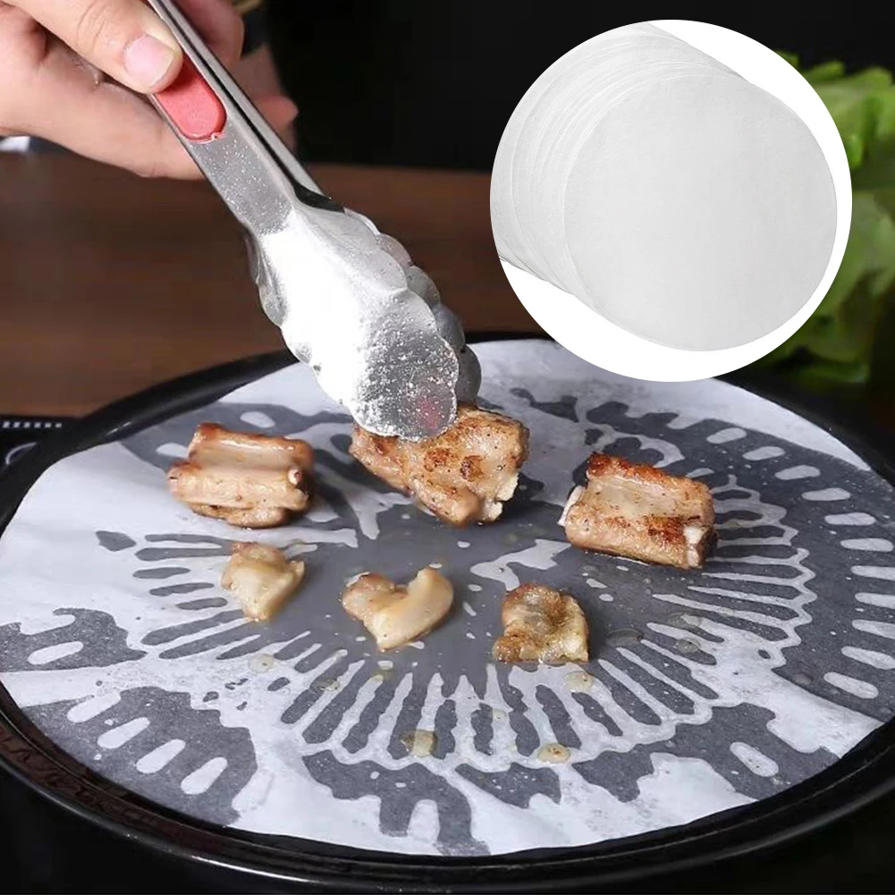 100 шт. бумага для выпечки антипригарная маслостойкая круглая фритюрницы буф хлеб