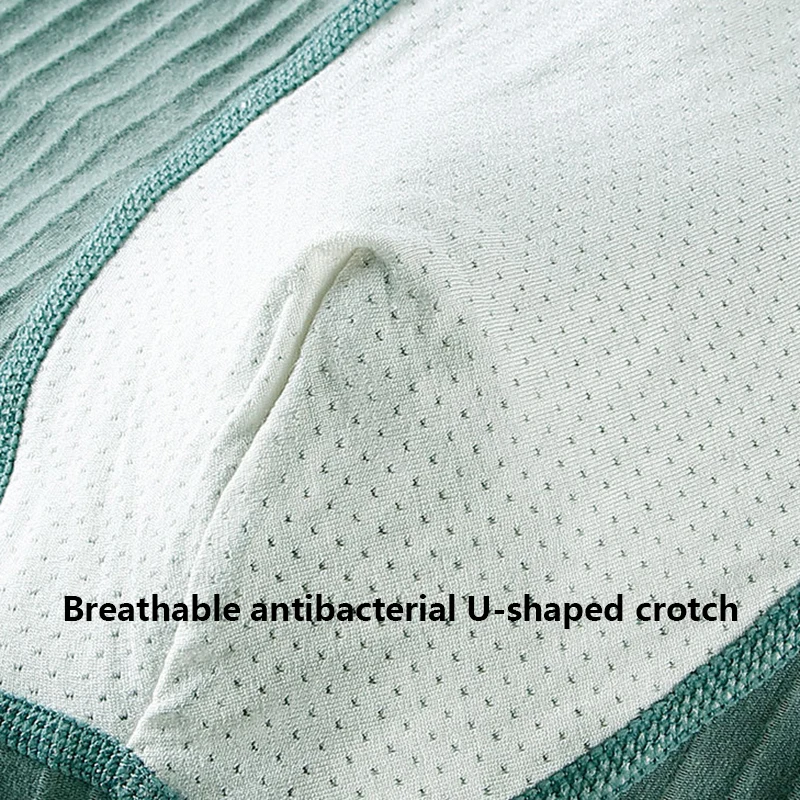 FK 4Pcs/Lot Boxer Male Cotton Panties Men's Underwear Boxers Breathable Sexy Underpants Comfortable Solid BoxerShorts Homme