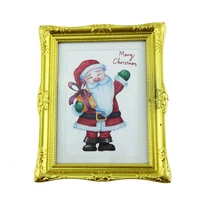 photo frame fridge magnets cute home decor for christmas santa claus picture frame resin magnetic stickers for photo wall