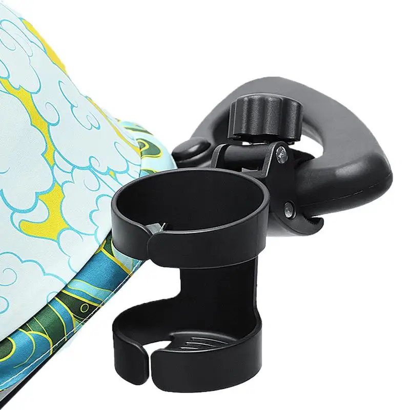 

Держатель для чашки на коляску, прочный держатель для чашки с вращением на 360 градусов для мам и младенцев, прочный и стабильный подарок для друзей семьи