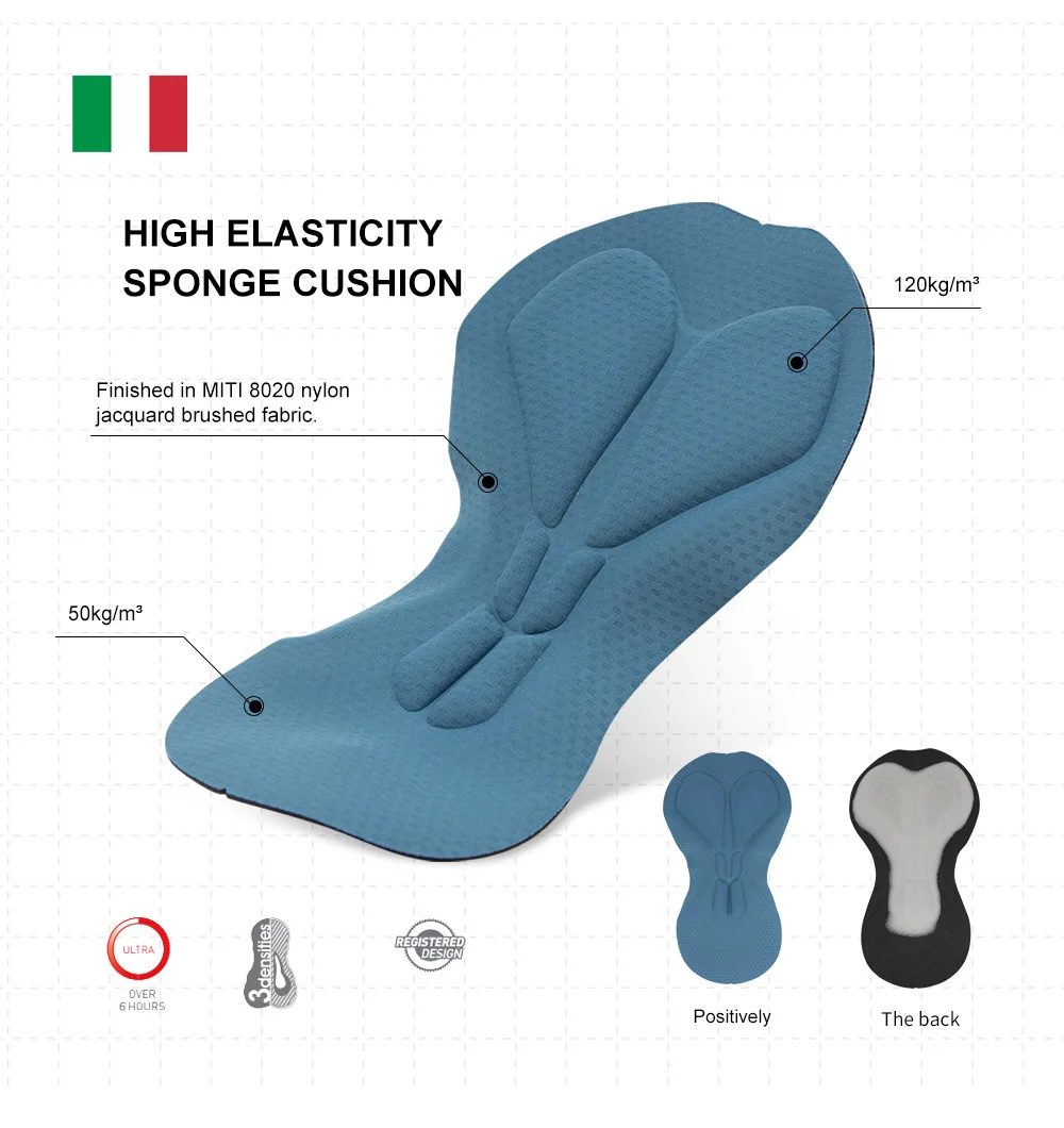 Велосипедные брюки-комбинезоны Весна-Осень брюки Италия 6-часовая подкладка для