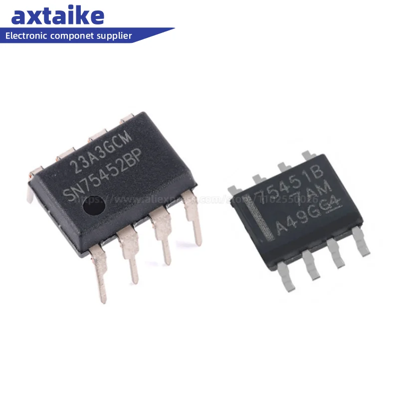 5 шт. SN75451BP SN75452BP SN75451BDR SN75452BDR 75451B 75452B DIP-8 SOP-8 SMD SN75451 SN75452 Драйвер IC 5 шт. SN75451BP SN75452BP SN75451BDR SN75452BDR 75451B 75452B DIP-8 SOP-8 SMD SN75451 SN75452 Драйвер IC