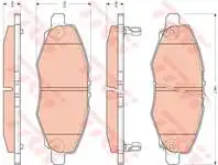 

GDB3427 for front brake pad HILUX PICKUP 0508 4 × 2