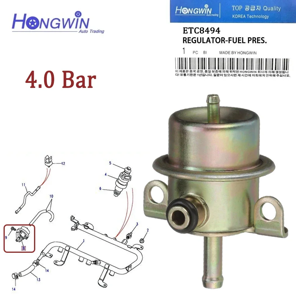 Регулятор давления для впрыска топлива 7.21311.02 для Land Rover LR4 LR3 LR2 Classic P38a Discovery Defender L322 ETC8494 0280160257
