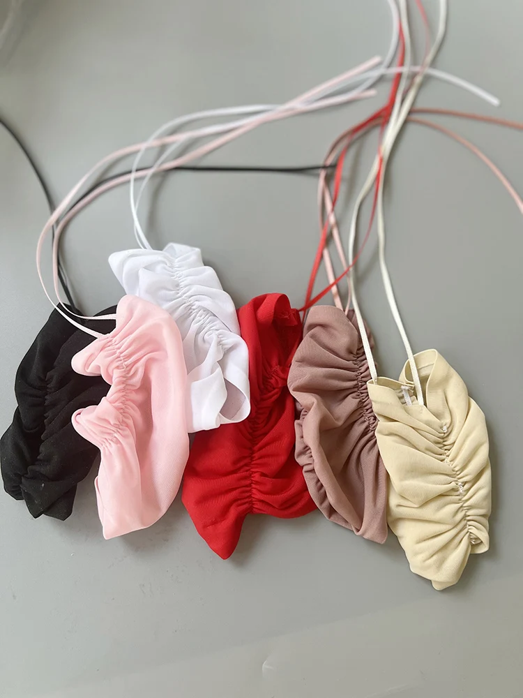 Платье женское эластичное со складками и лямками 12 дюймов AT201 AT202