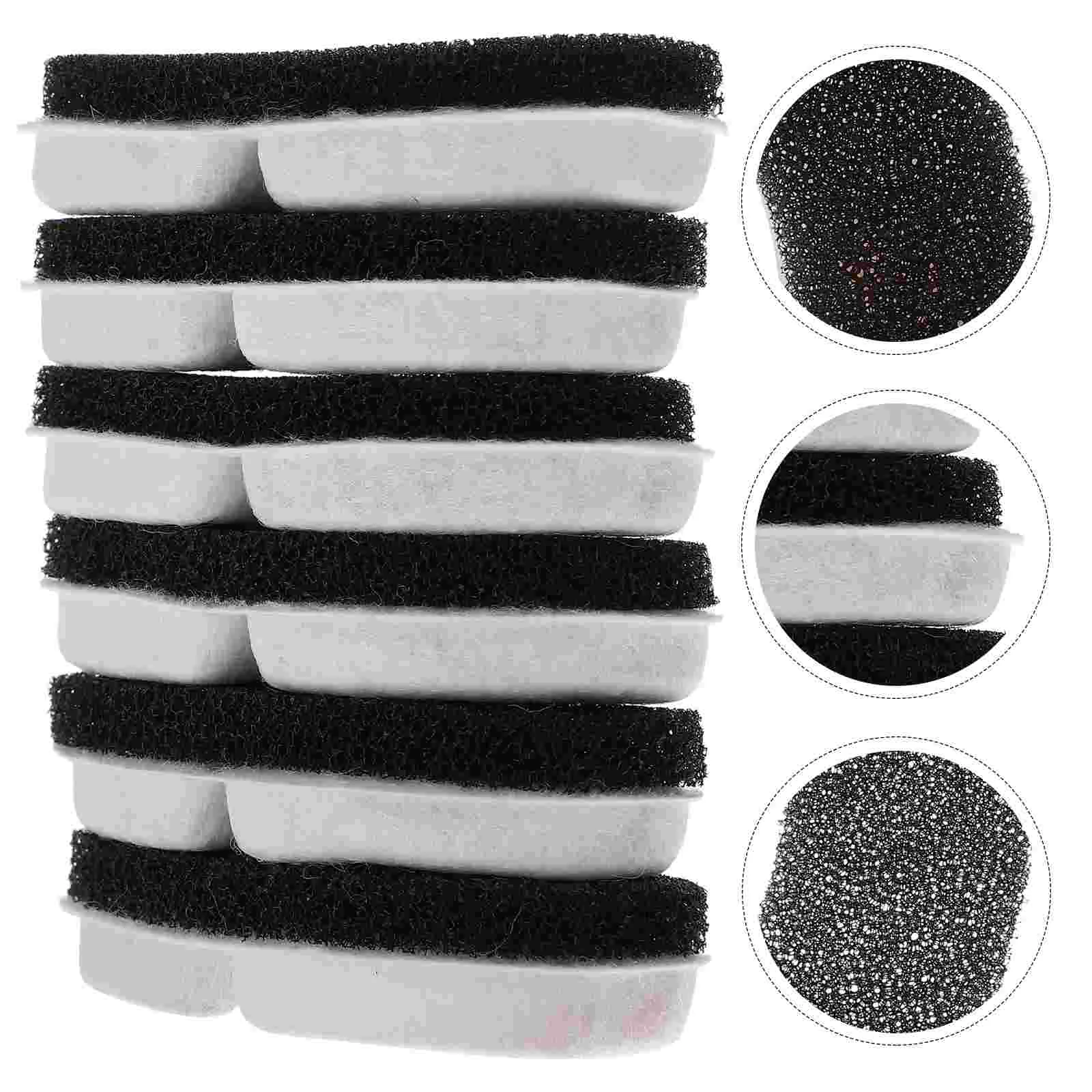 

6 Pcs Automatic Pet Water Dispenser Filter Fountain Filters 10X3X2CM Bubble Cotton Dog