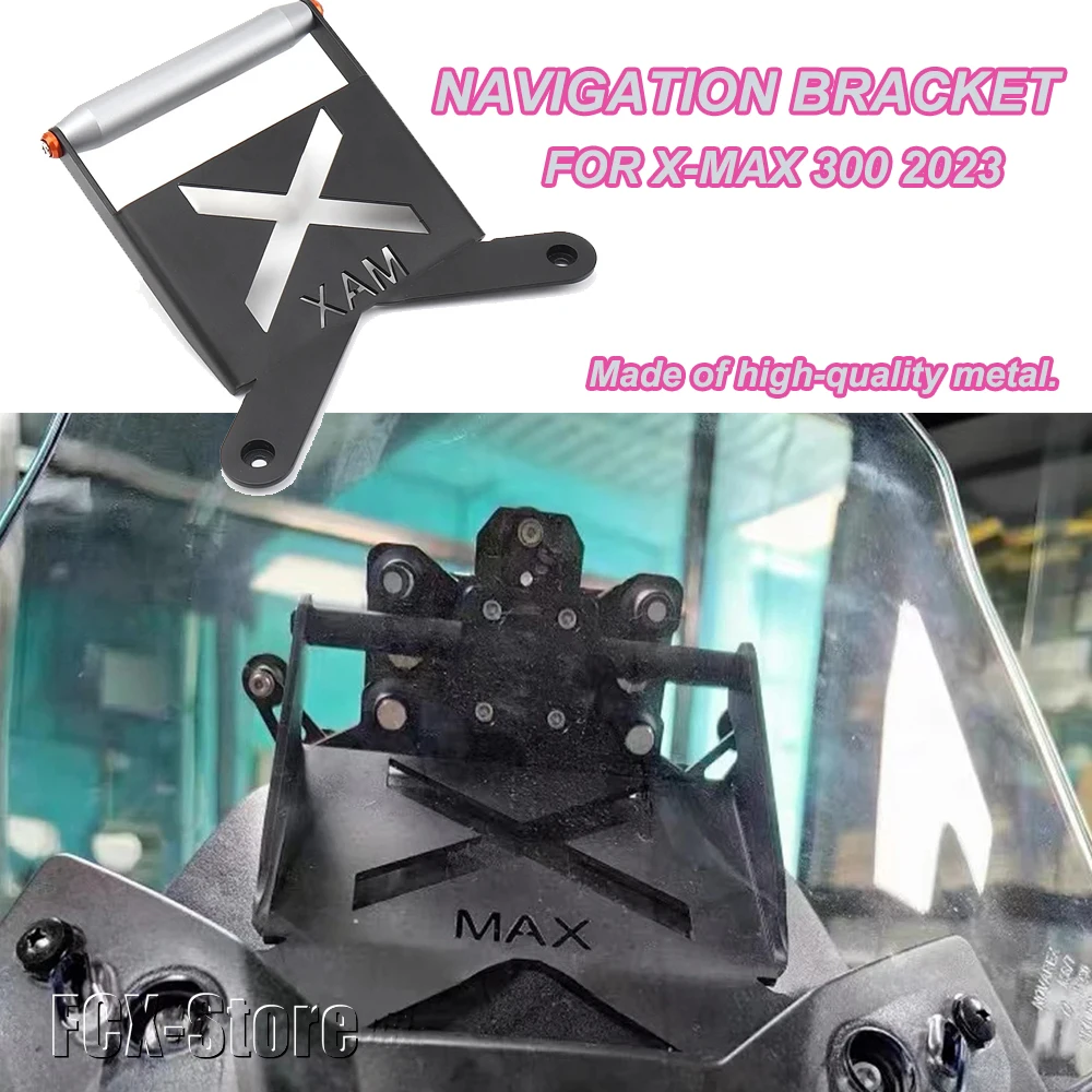 Кронштейн-держатель для GPS навигатора Yamaha X-MAX 300 XMAX300 XMAX