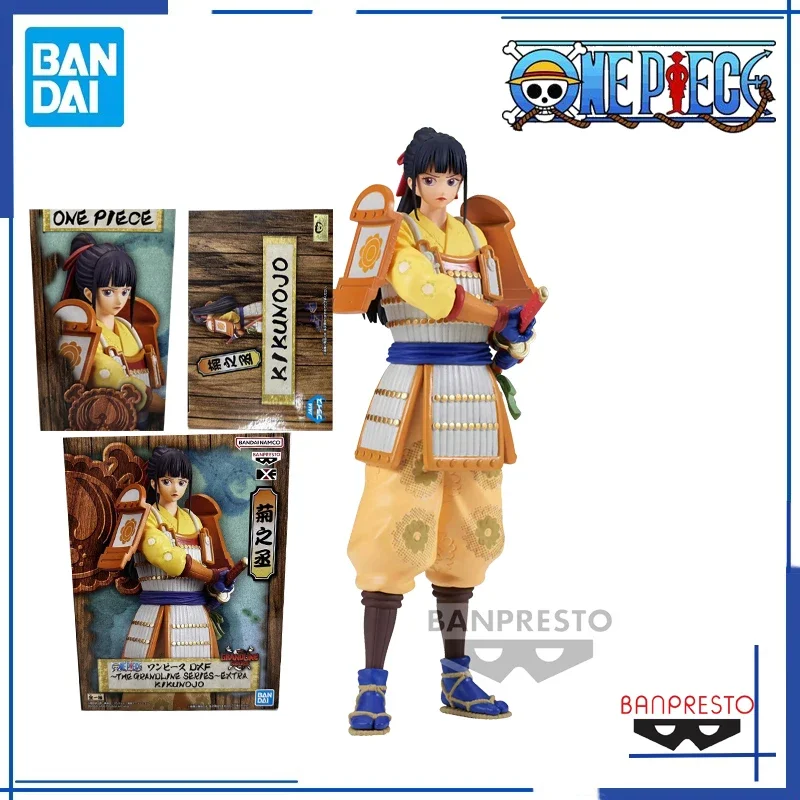 Bandai Banpresto оригинальное аниме ONE PIECE Kikunojo Armor DXF экшн-фигурка ПВХ фигурка