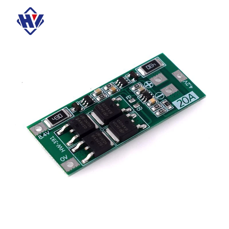 

2 Series 7.4v 8.4v 18650 lithium battery protection plate with equalizing 20A current equalizing version