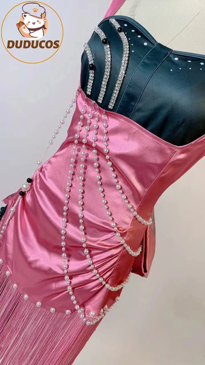 Реверс: 1999 37 Anjo Nala карнавальный костюм аниме Ms. Kimberly Hari сексуальное розовое платье