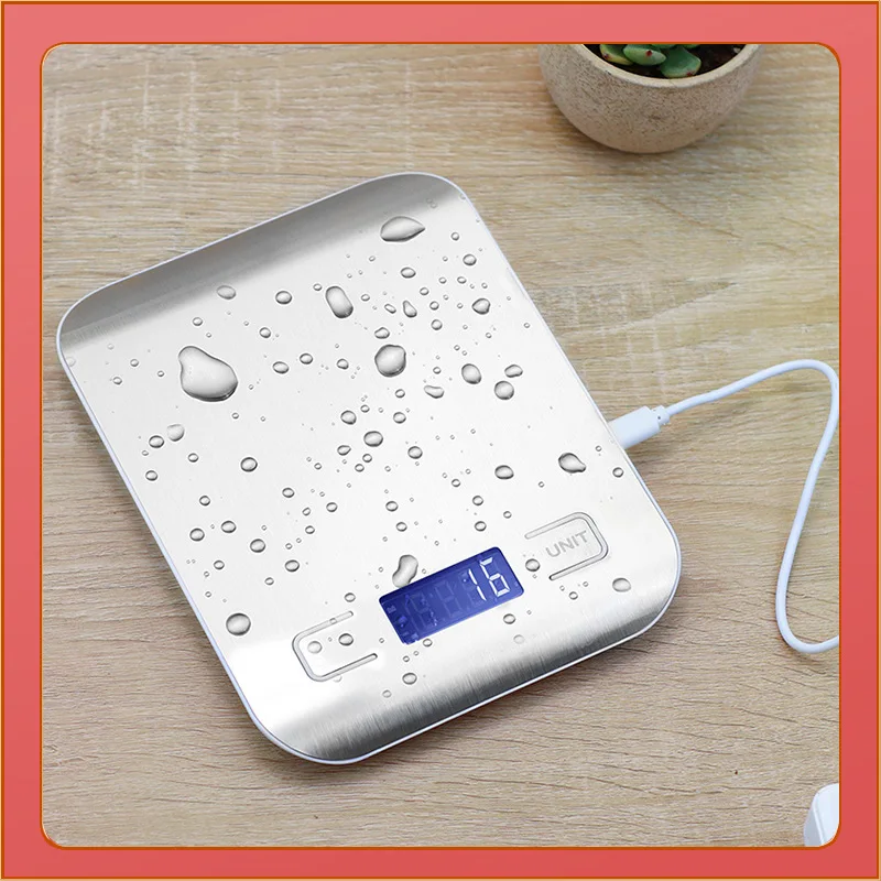 

5/10 Kg Range×Accuracy 1G Digital Kitchen Scale,LCD screen Display Precise Electronic Food steelyard for Cooking Baking weighing