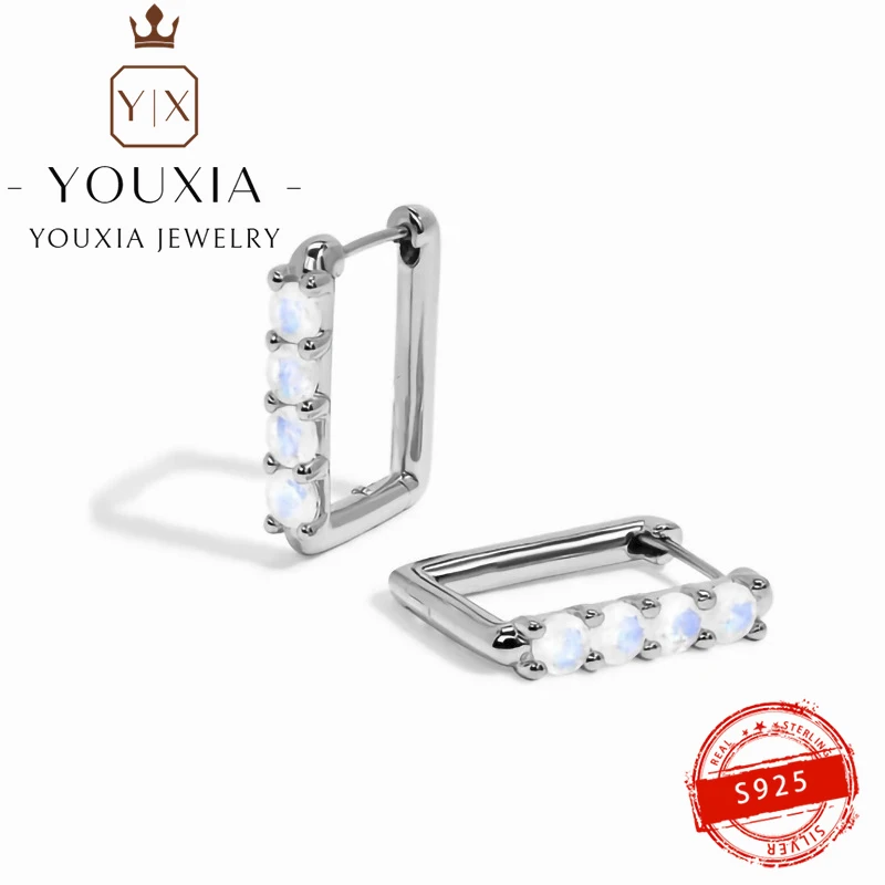 

Western style Silver color Custom Premium Series Earrings Luxury With Logo Fashion Couple Gift Sparkling Personalized Jewelry