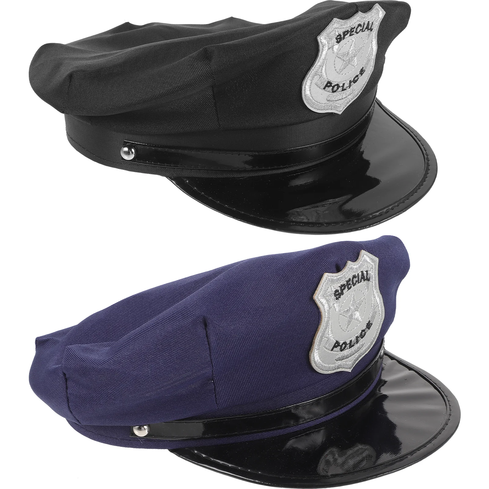 

Police Cap Cop Hat Men Party Accessory Favor Blue Cap Accessories Stage Performance Costumes Kids