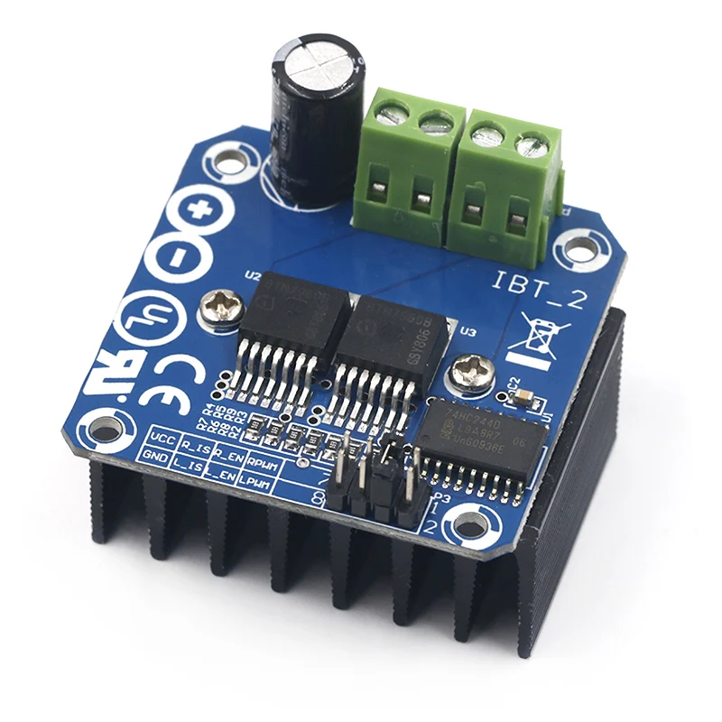  Double BTS7960 43A H-bridge High-power Motor Driver module/smart car/ | Электроника