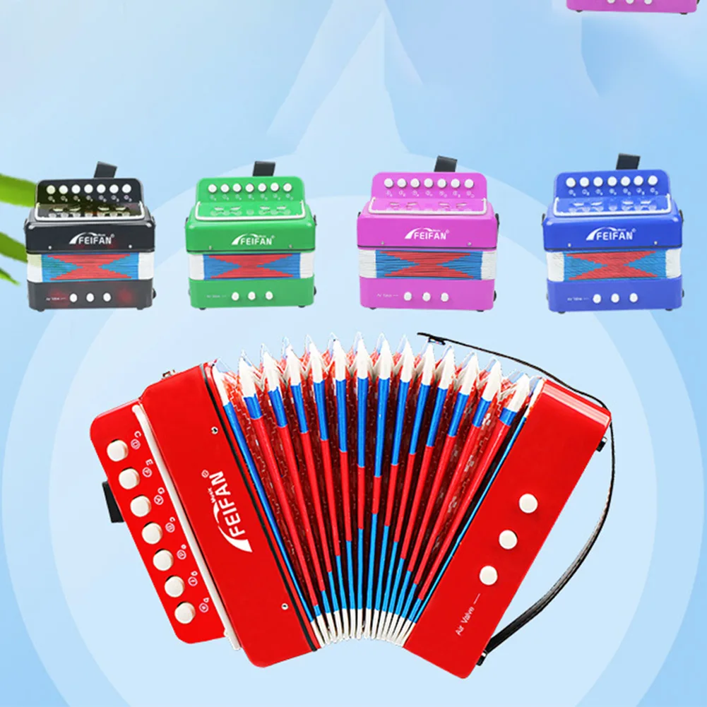 

Mini 7 Key Accordion Pianos Keyboards Beginners Children Educational Toy Gift Children’s Educational Accordion Button