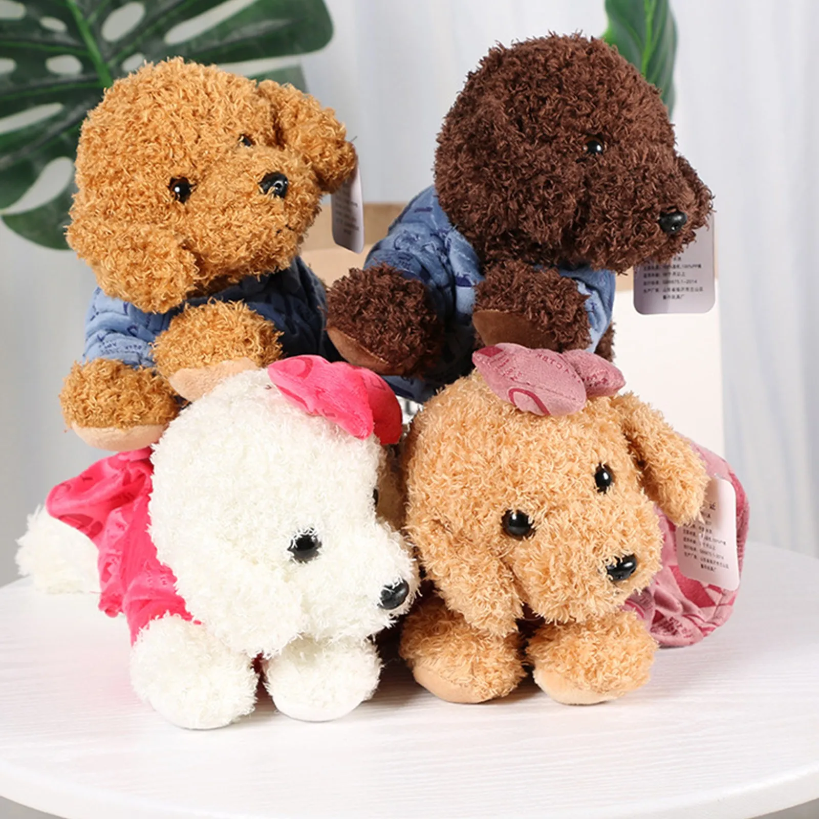 

Dog Toys Simulation Animal Teddy Cute Puppy Plush Stuffed Gift Dog Doll Doll Plush toy Toy Organizers Allow Toy