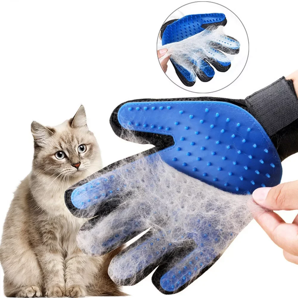

Перчатка для груминга домашних животных, щетка для вычесывания шерсти у собак и кошек, массаж, удаление шерсти, перчатки для животных, аксес...