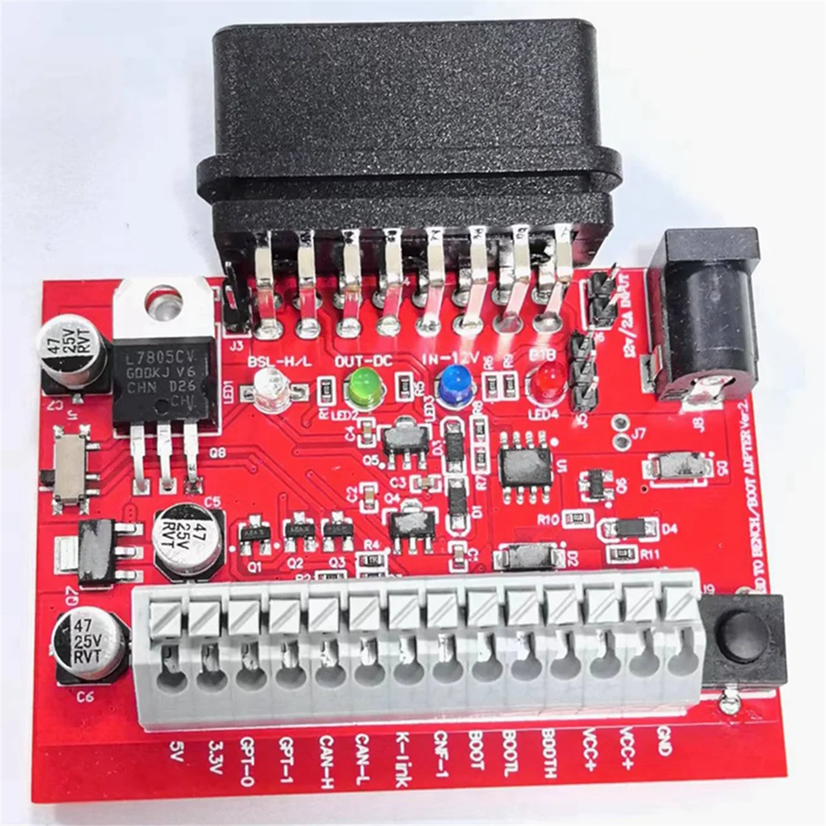 Новейший адаптер OTB2.0 (OBD on Bench Adapter) для KT200 KT200II ECU Programmer Tool
