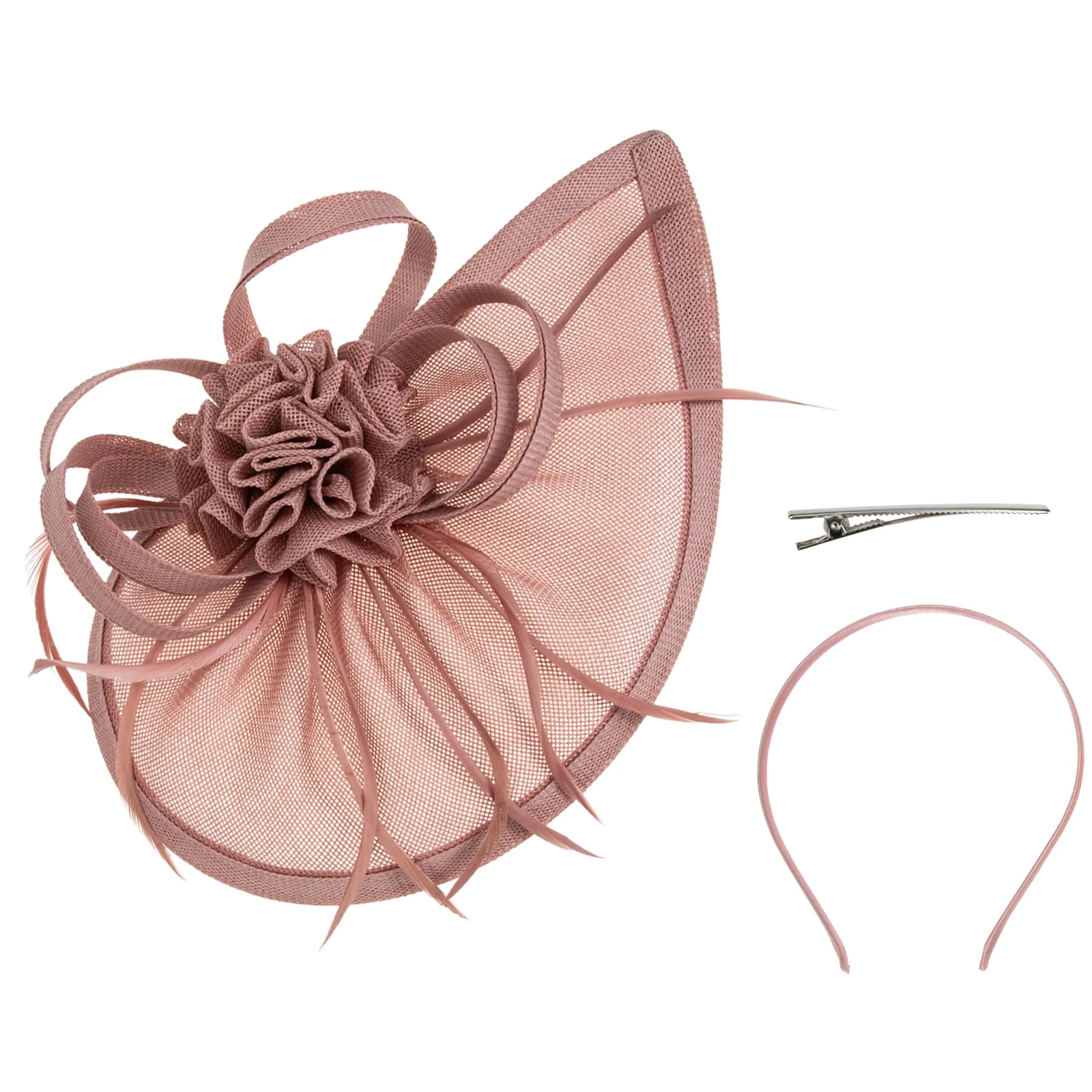 

Headband Veil Women Party For Wedding Fascinators Fascinator Hat Headdress Hairband Mesh Clip Cocktail Derby Hats Tea Headwear