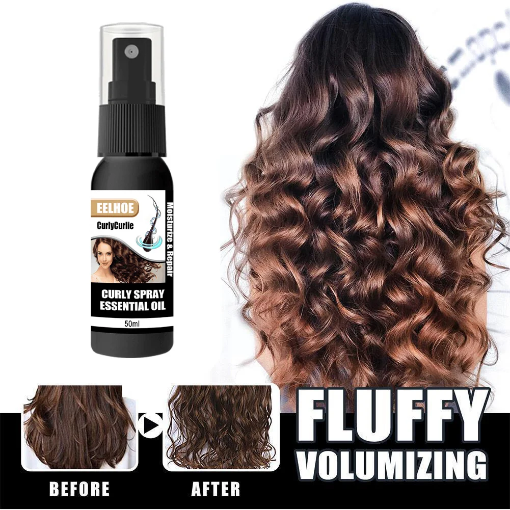 

50ml Fast Long Last Styling Spray Hair Elastin Serum Repair Frizz Dry Fluffy Volumizing Essence Man Woman Nourishing Hair Care