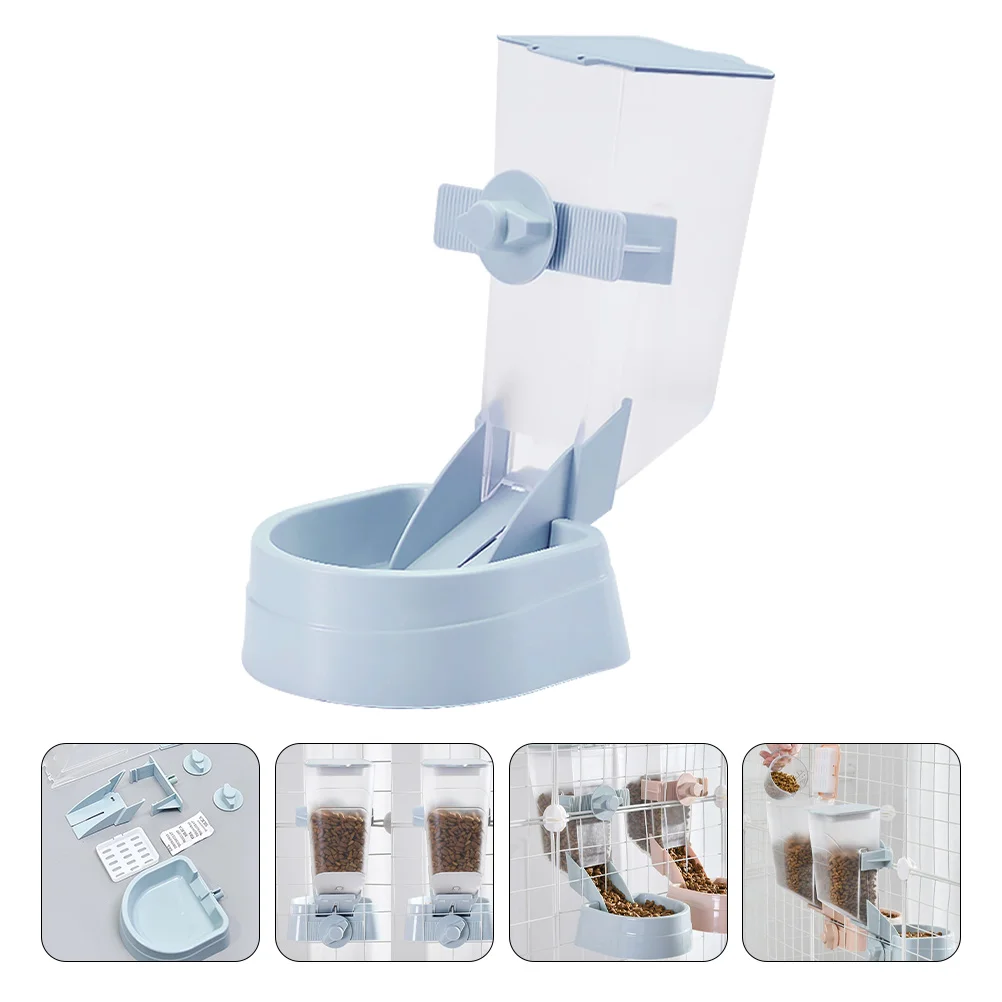 

1pc Hanging 2L Cage Automatic Puppy Food Dispenser Pet Bowl Pet Feeder Feeding Bowl