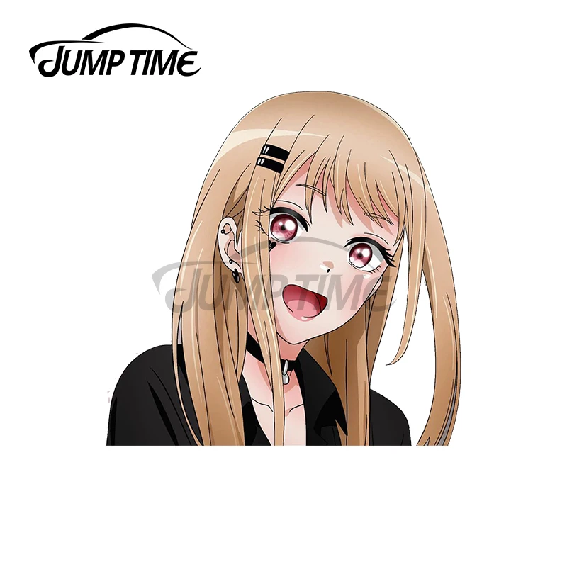 

Автомобильные наклейки JumpTime 13x10,2 см, Китагава Марин, граффити «сделай сам», мотоцикл, персональный ноутбук, украшение гоночного автомобиля, ...