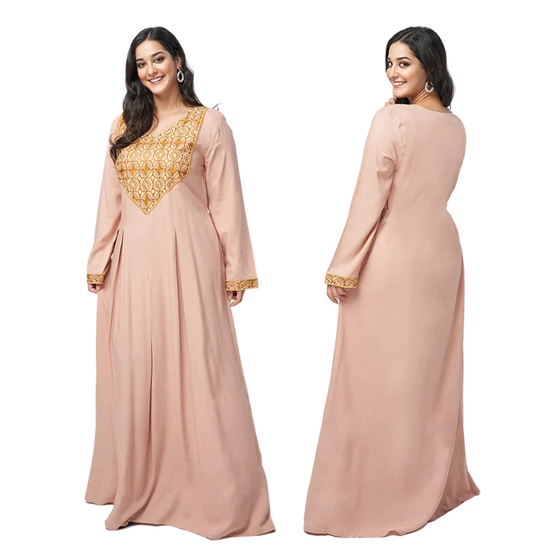 Embroidery Dubai Turkey Muslim Ramadan Eid Abaya For Women 2022 Long Dress Moroccan Caftan Evening Arabic Abaya Party Clothing