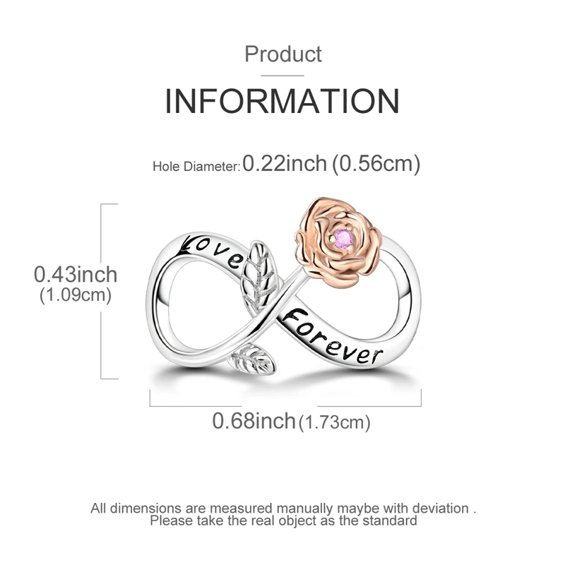 Стерлингового серебра 925 пробы Love Bee Firefly Rose Flower