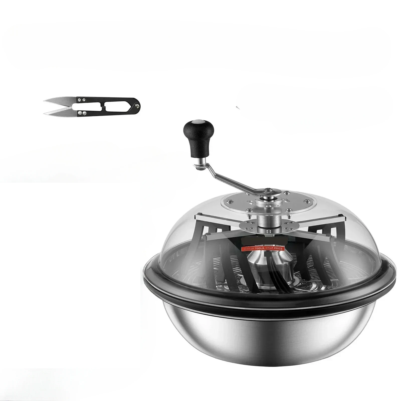 Триммер для листьев 16-дюймовый триммер ручной бутонов витой вращающийся купол