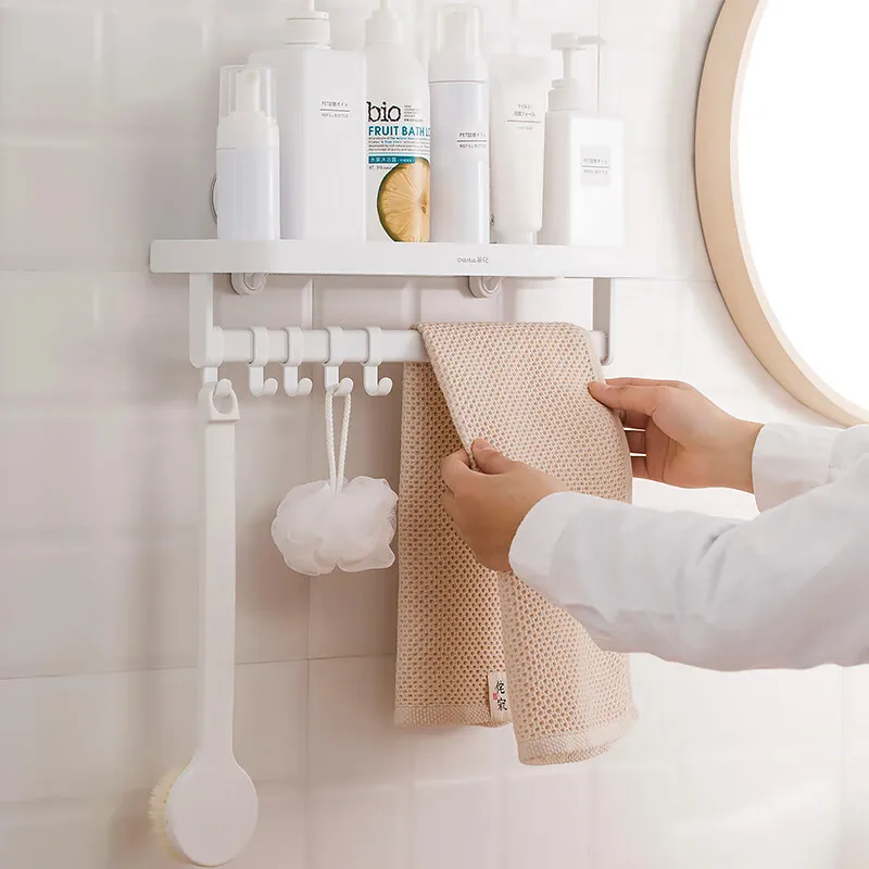 

Настенные перфорированные полки CHAHUA-идеальное решение для хранения в ванной комнате для организованной комнаты