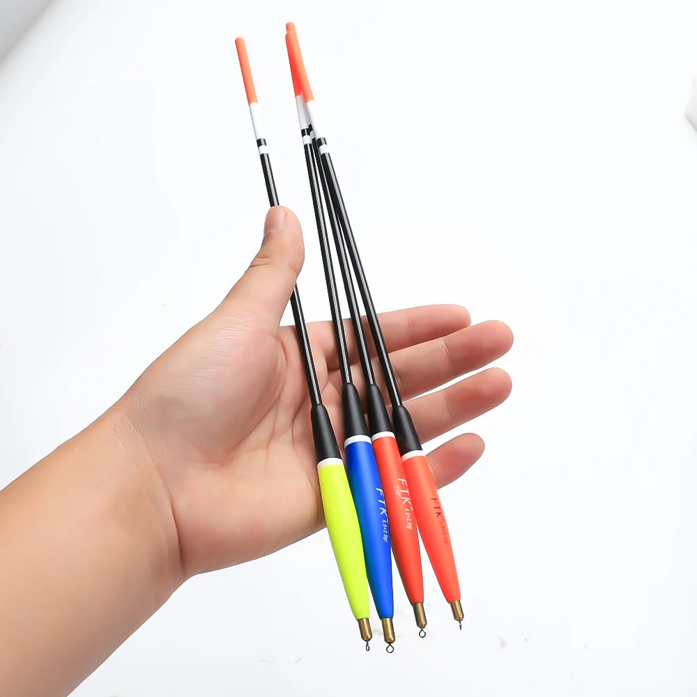 FTK рыболовный поплавок Barguzinsky Fir 4 шт./набор смешанных размеров с длинным хвостом