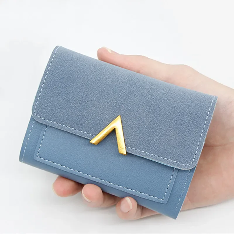 Women's Wallet Short Women Coin Purse Wallets Card Holder Ladies Small Wallet Female Hasp Mini Clutch Girl Money Bag
