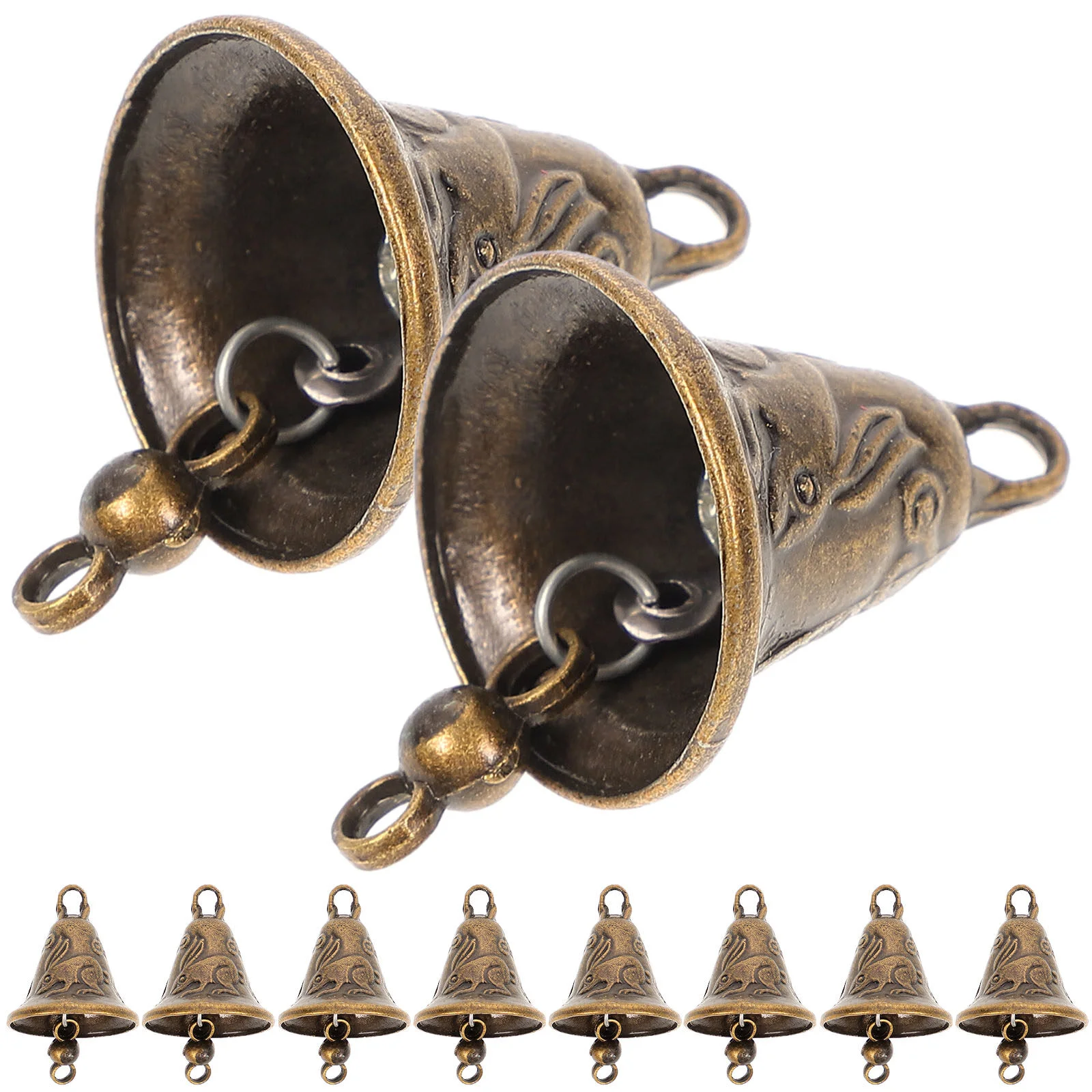 

11pcs Metal Vintage Bell Vintage Bells Vintage Brass Bells Metal Craft Bells Bells for Festival Home Decoration& Crafts Making
