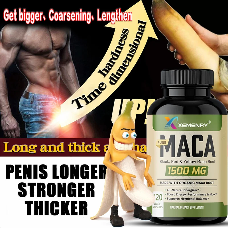 

Organic Maca Root Capsules - with Black, Red, Yellow Peruvian Maca Root and Black Pepper - Supports Energy, Performance and Mood