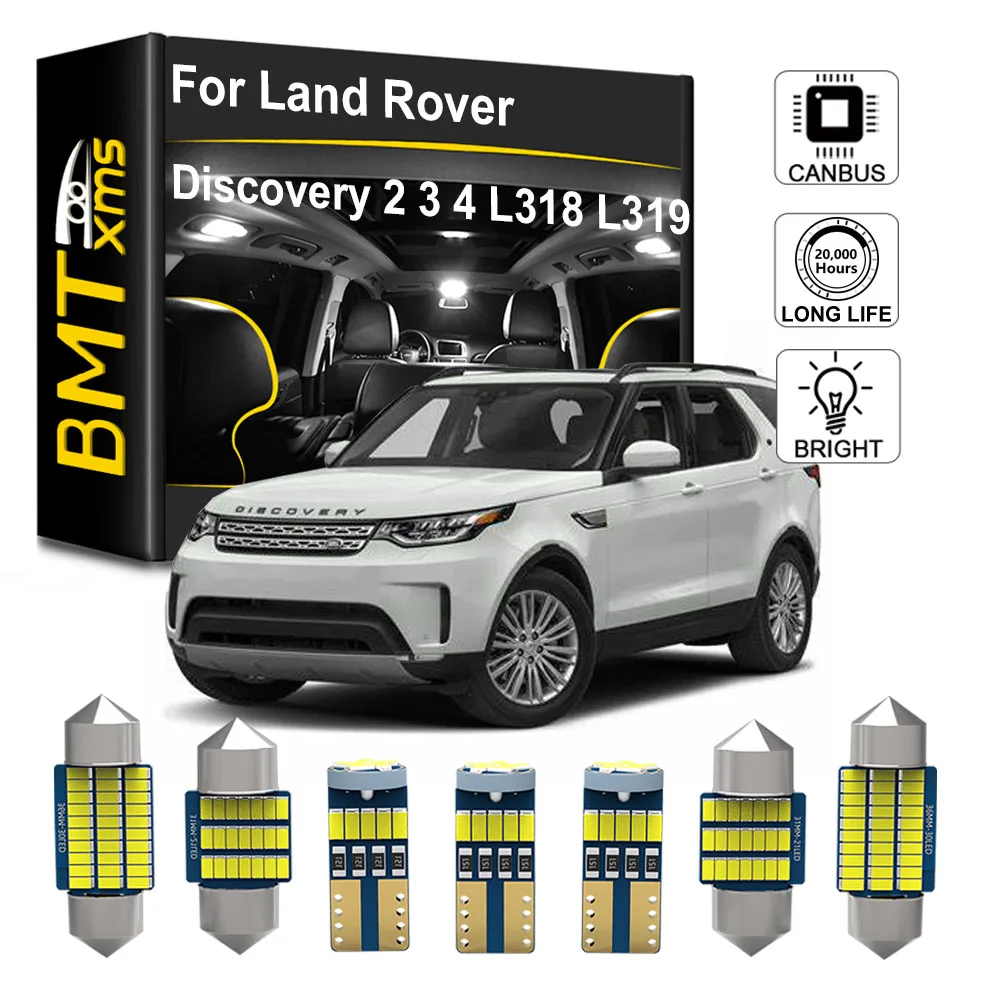 

Canbus LED Interior Light For Land Rover Discovery Sport 2 3 4 5 LR2 LR3 LR4 L318 L319 B-SUV 1998 2003 2004 2009 2010 2015 2016