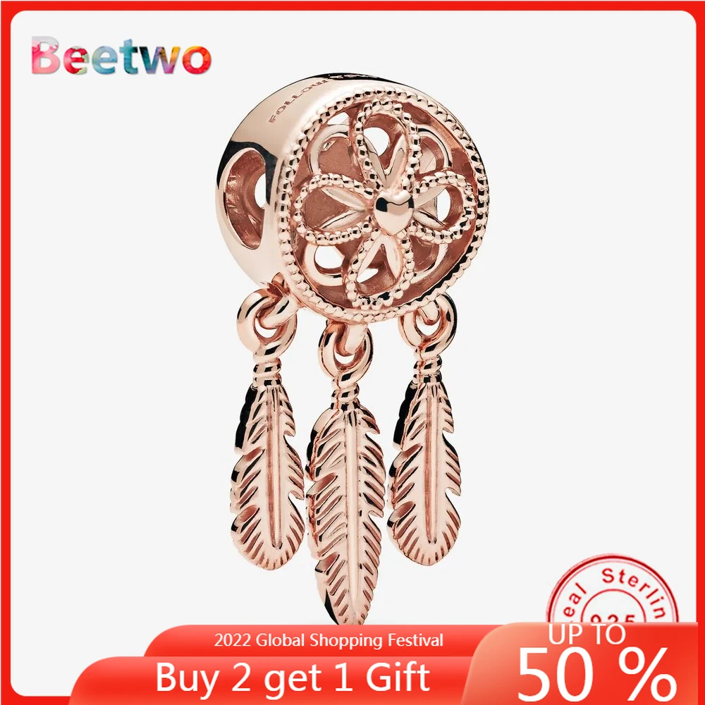 

Браслет Pandora с шармами, ювелирные изделия из серебра 925 пробы, религиозный Ловец снов, шарм, подарки для женщин, бижутерия «сделай сам»