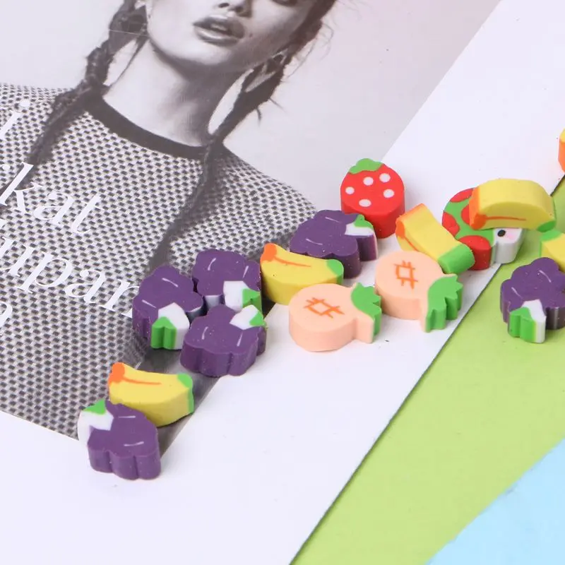 

57EC 50 шт. милые мини-фрукты фотообои Детские креативные Канцелярские Подарочные игрушки