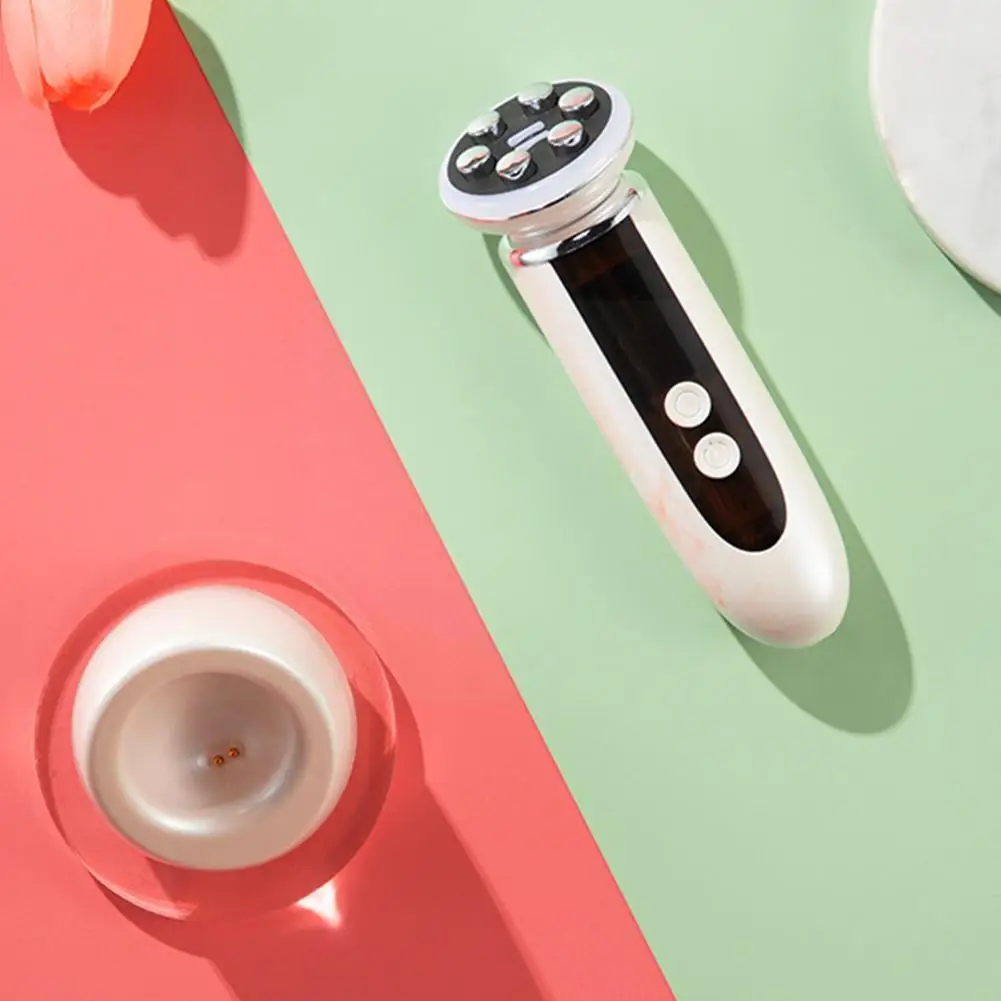 

5 In 1 RF EMS Photon Beauty Apparatus Clean The Pores Acne Beauty Lifting Tools Face Care Skin Removal Aging Anti B3A1