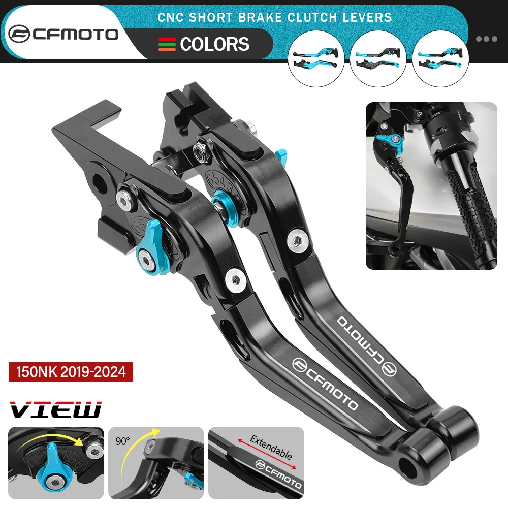 

For CFMOTO 150NK 2019 2020 2021 2022 2023 2024 Motorcycle Accessories Adjustable Brakes Clutch Levers Handlebar Handle Brake
