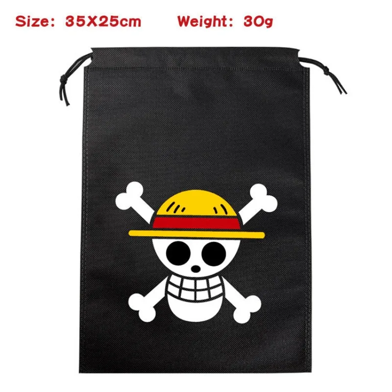 

One Piece/One Piece Student Drawstring Storage Bag Men and Women Simple Printed Street Non-woven Bag Drawstring Pocket