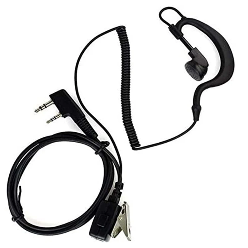 10PCS  G Shape Headset with Mic PTT for Kenwood TK-2107 TK-3107 BaoFeng Uv-5r Bf-888s 2Way Radio Walkie Talkied Earpiece Headset