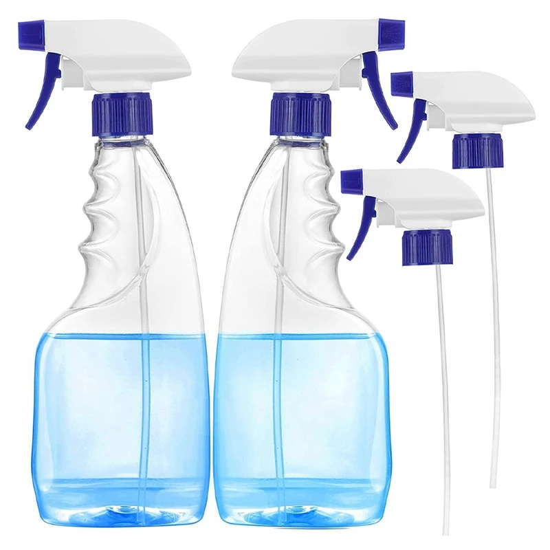 

500Ml Spray Bottles for Cleaning Solution,Gardening with Adjustable Nozzle All Directions Mist Water Spray Bottle 2PCS